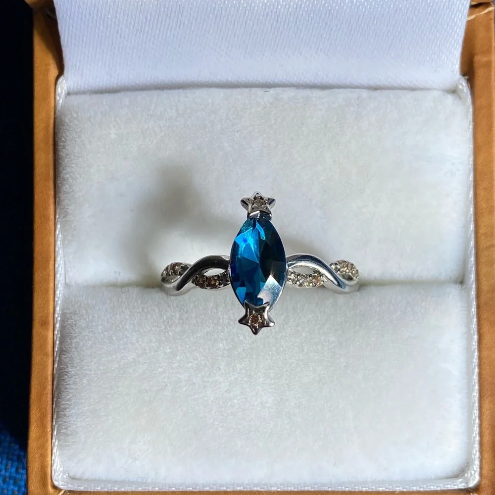 Set of 3 sterling silver Stargazing rings - Picture 6 of 8